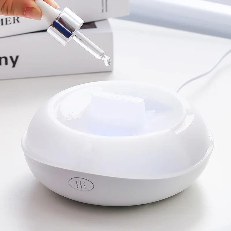 High Quality Aroma Diffuser Essential Oil Lamp 200ml USB Portable Air Humidifier with Color Flame Night Light